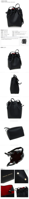 MANSUR GAVRIEL Mini Bucket Bag / HMM010VC BLFLA 31265076 [P]