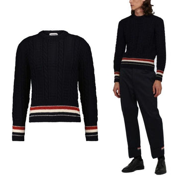 THOM BROWNE Filly Classic Crewneck Knit Y1502 415 45117770