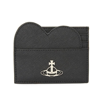 Vivienne Westwood Saffiano Heart Women's Card Holder 129085474