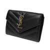 Saint Laurent Women's Wallet with Gold Logo Black 414404 129086032 [P]