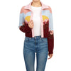 House of Sunny Women's Collar Cardigan VOL22163 MULTI 78001430 [P]