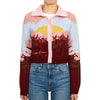 House of Sunny Women's Collar Cardigan VOL22163 MULTI 78001430 [P]