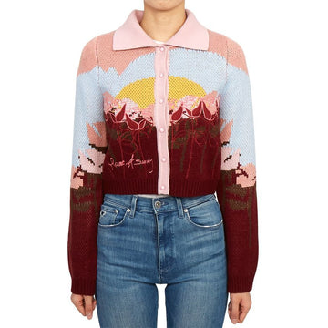 HOUSE OF SUNNY HausofSunny Damen Kragen Cardigan VOL22163 MULTI 78001430