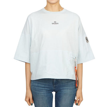 PARAJUMPERS 女性用半袖Tシャツ PWTSRE35 パステルブルー 77662312