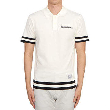 HORN GARMENT Golfbekleidung Herren Polo Strick HCM 3A AB03 WEISS 57650763