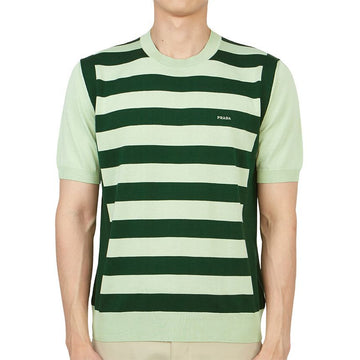 PRADA 男性用半袖ニットUM542 12S8 F0ZBD 52318862