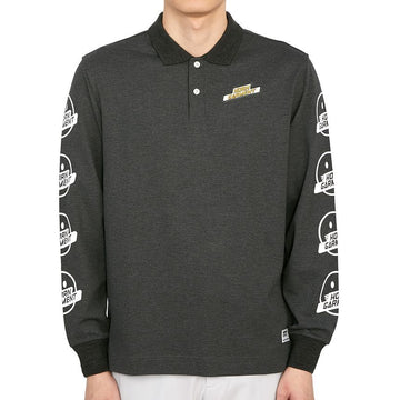 HORN GARMENT ゴルフウェア 長袖Tシャツ メンズ HCM 2C AP51 BLACK 42306559