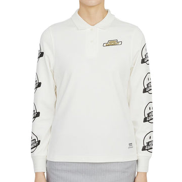 HORN GARMENT ゴルフウェア レディース 長袖 Tシャツ HCW 2C AP51 WHITE 42196451