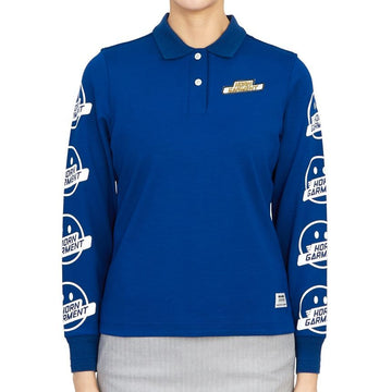 HORN GARMENT Golf Women's Long Sleeve T-Shirt HCW 2C AP51 NAVY 42196446