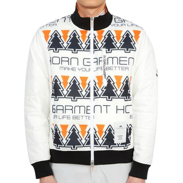 HORN GARMENT ゴルフウェア メンズ パディング ジャケット HCM 2C AD04 ホワイト 42196410