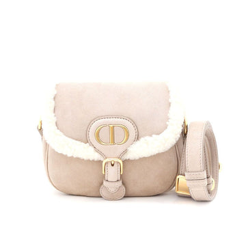 DIOR Beige Shearling Small Bobby Bag Umhängetasche und Crossbody Taschekk48682932 129140836