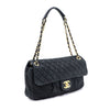CHANEL Gold CC Logo Pearl Black Shoulder Bag 96840758 129141679 [P]