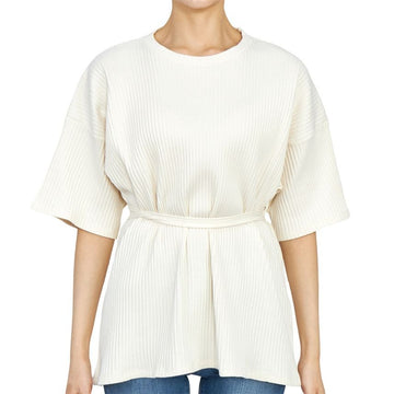 BASERANGE レディース ラップ 半袖 Tシャツ FSHT RIB 000 OFF WHITE 40014299