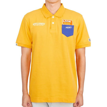 HORN GARMENT ゴルフウェア メンズ 半袖 Tシャツ HCM 2A AP05 イエロー 46 35255644