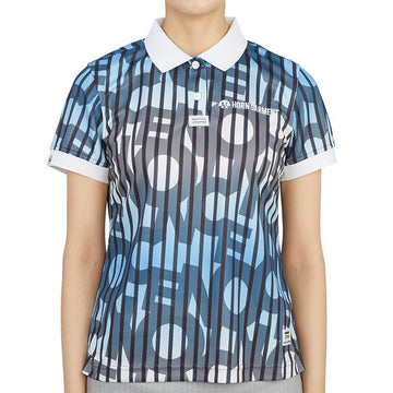 HORN GARMENT ゴルフウェア レディース 半袖Tシャツ HCW 2A AP09 BLUE 31445875