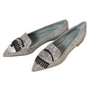 CHIARA FERRAGNI Flache Schuhe CF1236 GLITTER ARGENTO 129170169 [P]