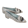 CHIARA FERRAGNI Flache Schuhe CF1236 GLITTER ARGENTO 129170169 [P]