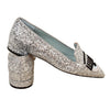 CHIARA FERRAGNI Flache Schuhe CF1236 GLITTER ARGENTO 129170169 [P]