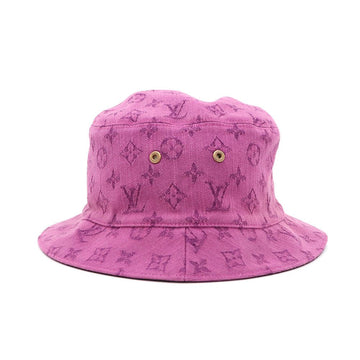 LOUIS VUITTON Denim Lila Monogram Bucket Hat M KK81316822 129172464