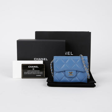 CHANEL AP0238 Caviar Haut Klassische Kettenbrieftasche Crossbody Tasche 129120505