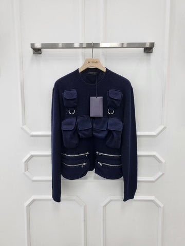 PRADA ウールシェトランドジャンパーラウンドネックUMB741 50 129184757