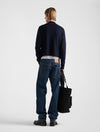 PRADA ウールシェトランドジャンパーラウンドネックUMN74150 129184757 [P]