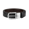 Montblanc Men's Belt 111080 Black Brown Reversible 129191258 [P]