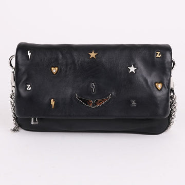 ZADIG & VOLTAIRE コンビ装飾ブラックチェーンクロスバッグ 18 129253608