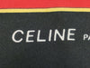 CELINE Rot Schwarzer Schal 129253824 [P]