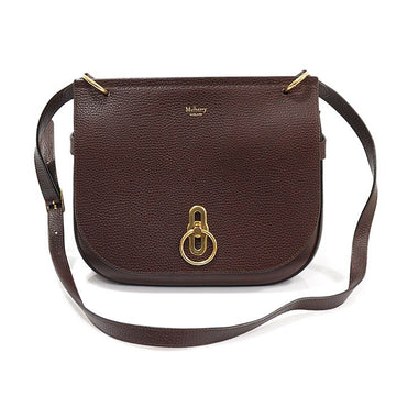 MULBERRY Oxblood schweres Rindsleder Soft Amberley Medium Satchel Schultertasche EP73179MB 129280542