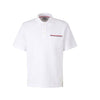 THOM BROWNE Pocket-Kragen T-Shirt / MJP171A J0029 100 52304028 [P]
