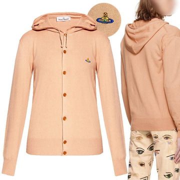 VIVIENNE WESTWOOD ORB Sticklogo Knopf Kapuzenjacke 3803000G Y000E C401 158815275 [P]