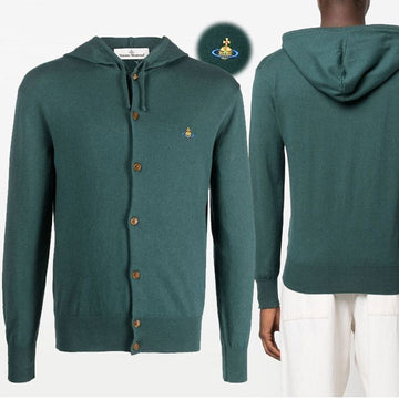 VIVIENNE WESTWOOD Kapuzenshirt mit knöpfen und ORB-Stickerei 159123446 [P]