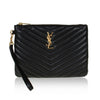 Saint Laurent Quilted Monogram Pouch 36348575 [P]