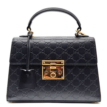 GUCCI パドロック シマライン トート兼ショルダーバッグ 453188 129658190