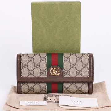 GUCCI GG金具 オフィディア トリプルライン 長財布 523153 129674827