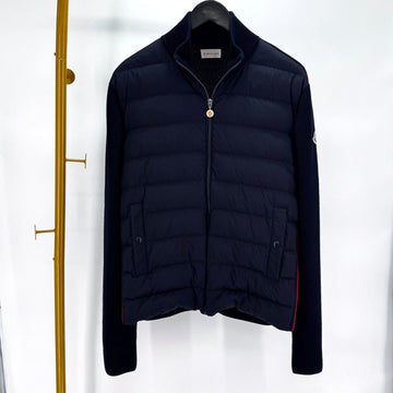 MONCLER モンクレール トリコット ニットパディング ジャケット ネイビー 129707363