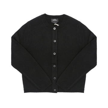 APC WVBDK F22301 LZZ BLACK Women's Cardigan 129861017