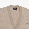 APC COEZJ H22315 PBC HEATHERED BEIGE Herren Cardigan H22315 129861024 [P]