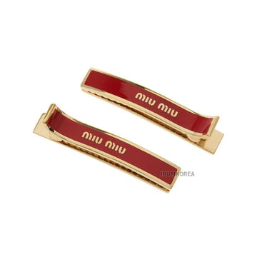 Miu Miu Engraved Hair Clip F0011 129861916