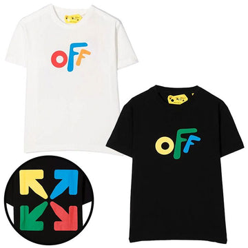 OFF WHITE キーッズ 半袖 Tシャツ OBAA002F 21JER002 1084 0184 129861977