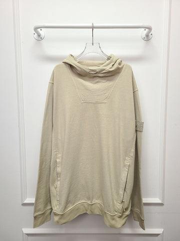 Stone Island 23FW Beige Cotton Ghost Piece Organic Hoodie 129862096