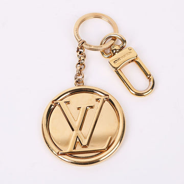 LOUIS VUITTON LVサークル ゴールド バッグチャーム & キーホルダー M64261 129925232