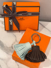 Hermes Duo Carmen Keyring Brown Sky CARMEN 129989817 [P]
