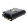 SAINT LAURENT Monogram Reißverschluss Geldbörse stamp: 668288 BOW01 1000 72788527 [P]