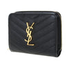 SAINT LAURENT Monogram Reißverschluss Geldbörse stamp: 668288 BOW01 1000 72788527 [P]