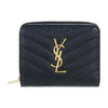SAINT LAURENT Monogram Reißverschluss Geldbörse stamp: 668288 BOW01 1000 72788527 [P]