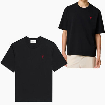 AMI 25SS Short Sleeve T-Shirt Black/BFUTS035 724 001 128923482