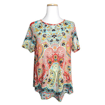 ETRO マルチカラー Tシャツ 55 66 130019638