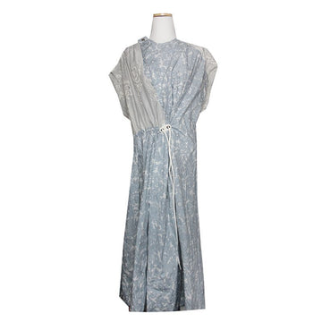 MAXMARA Pale Blue Floral Kleid 77 130050295